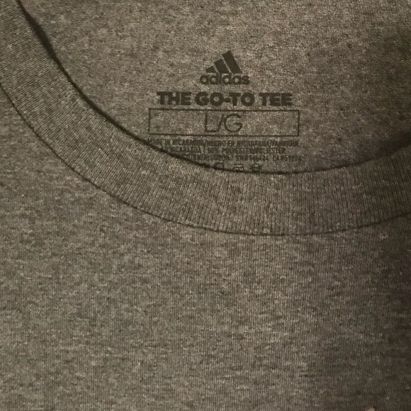 Adidas THE GO-TO TEE (gray) (Large) - Picture 3 of 5